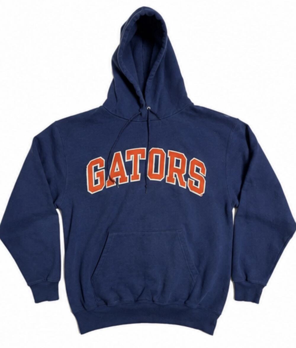 Vintage Champion Florida Gators Hoodie Mens Small Blue NCAA Pullover Sweatshirt